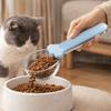 Multi-functional Cat Food Scoop Clear Scale Food Bag Clip Portable Sealing Clip  for Dogs Cats