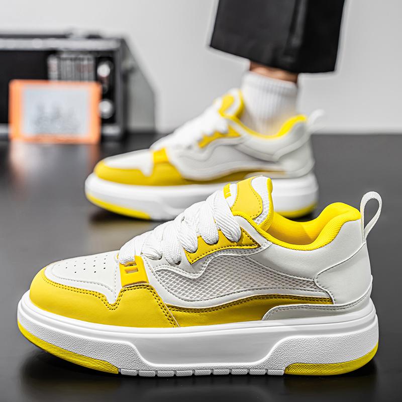 Herr Casual Fyra Säsonger Mode Studenter Bekväma Sneakers Pojkar Trendiga Mjuka Sula Andningsbara Skor