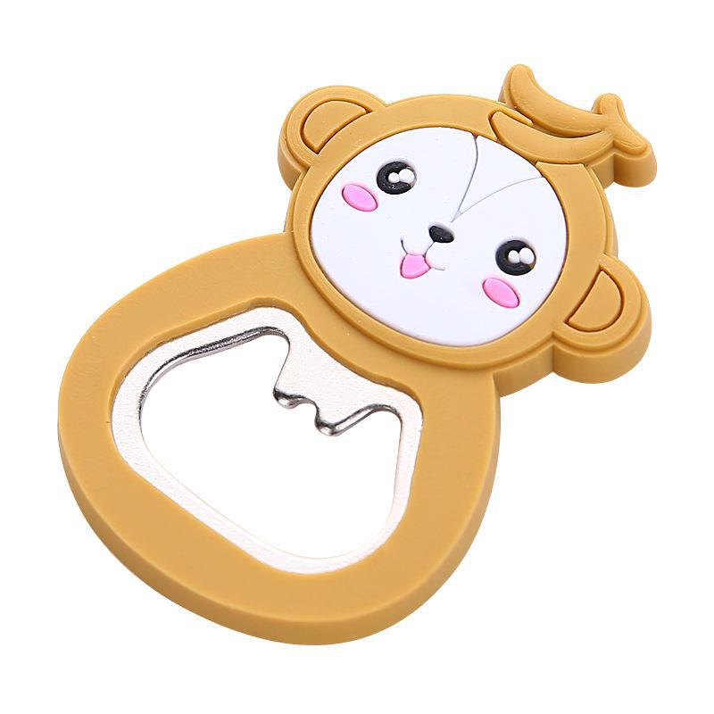 Silicone Cartoon Multi-use Bottle Opener & Fridge Magnet
