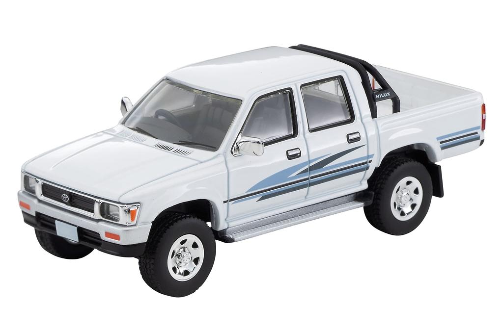 Tomica Limited Vintage Neo Toyota Hilux 4WD Pickup Double Cab SSR White 91 Year Finished Product 324645 1/64 LV-N256b