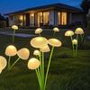 Solar Garden LED Jellyfish Mushroom Lights Waterproof Outdoor Decor Yard Patio Pathway Lawn Lamp