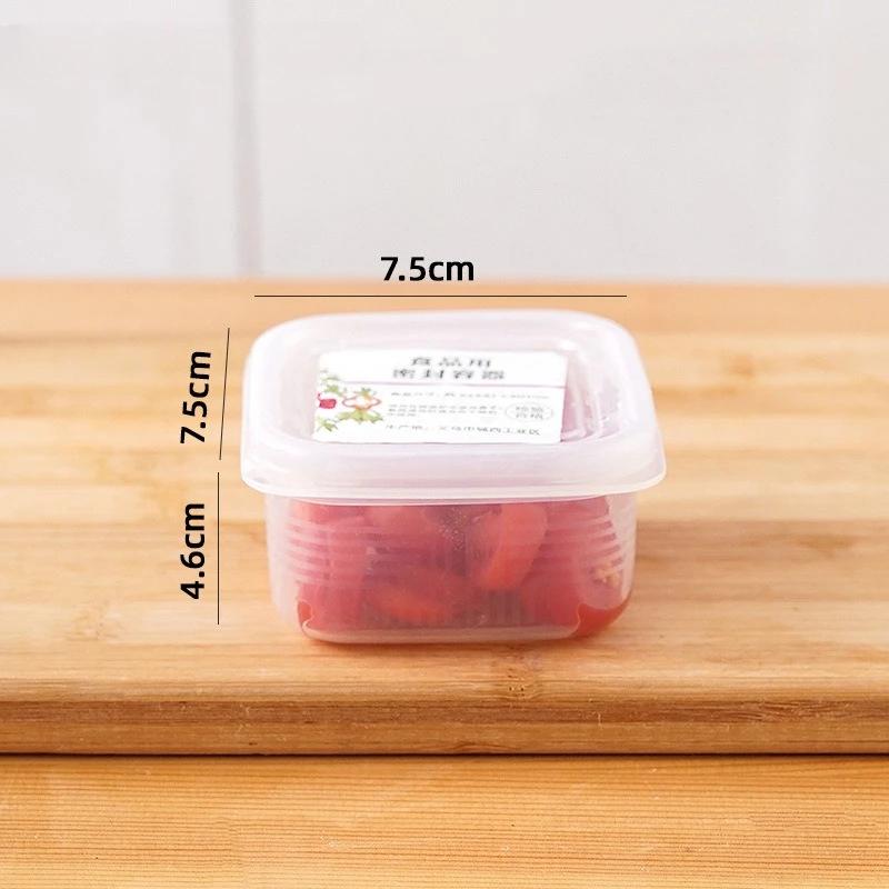 Food-Grade Refrigerator Storage Box - Sealed Fresh-Keeping Container for Frozen Meat, Compartmentalized Organizer for Freezer