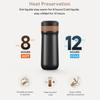 Double Wall French Press Coffee Maker Vacuum Insulated Travel Coffee Maker  Hiking