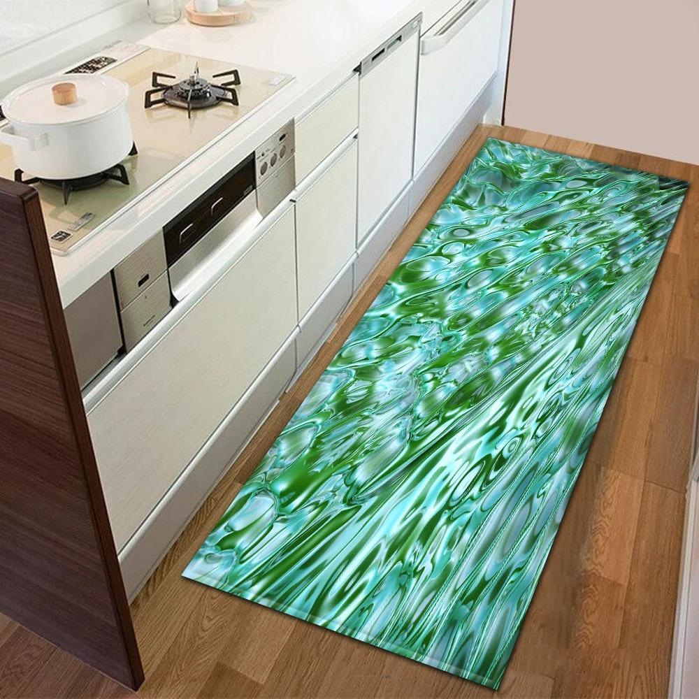 Oil Painting Graffiti Pattern Home Kitchen Floor Mat Door Front Decoration Floor Mat