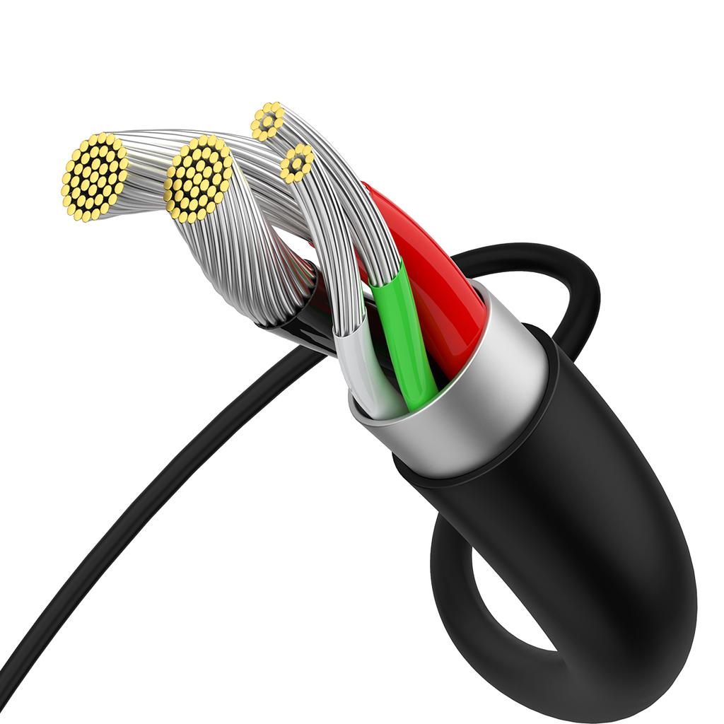 Superior USBA Micro USB 2A Cable 2m Black
