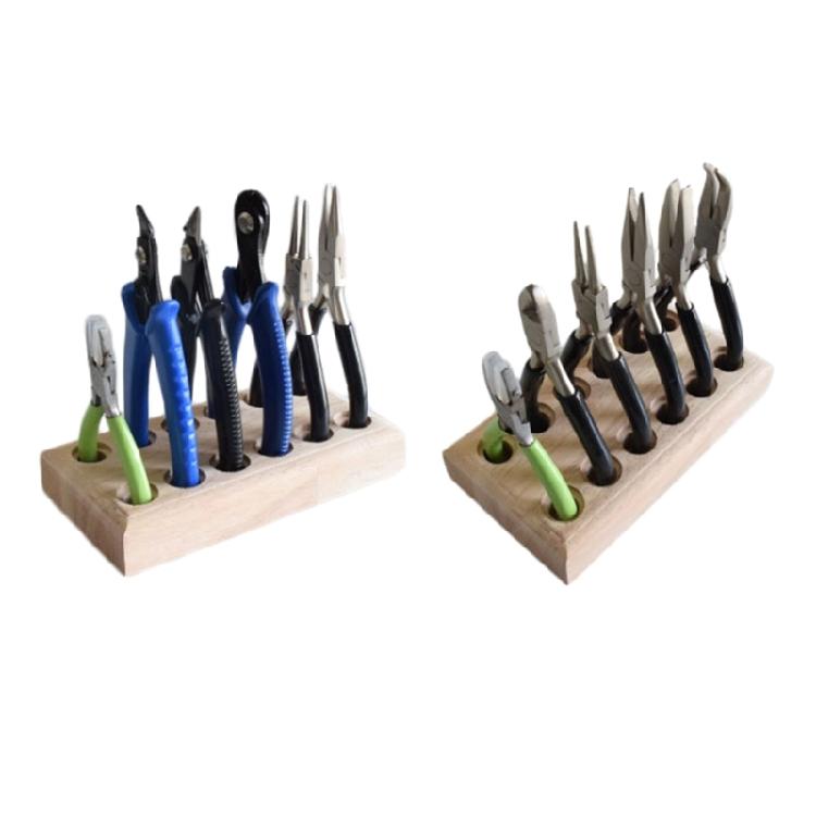 Wooden Pliers Storge Holder Convenient to Find the Required Pliers Stable