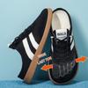 Popular large-size men's shoes, fattened wide last slippers, round head lace-up casual big head slippers