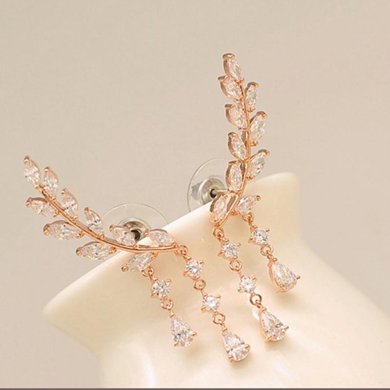 Leaf  Drop Earrings  Women