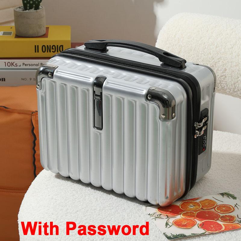 14 Inch Handheld Zipper Luggage Mini Waterproof Travel Suitcases New Portable Luggage Storage Boxes Makeup Suitcase Kids Luggage