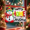 Christmas Snowman Doll Decoration Wooden Merry Christmas Wooden Sign Hanging Christmas Tree Pendant