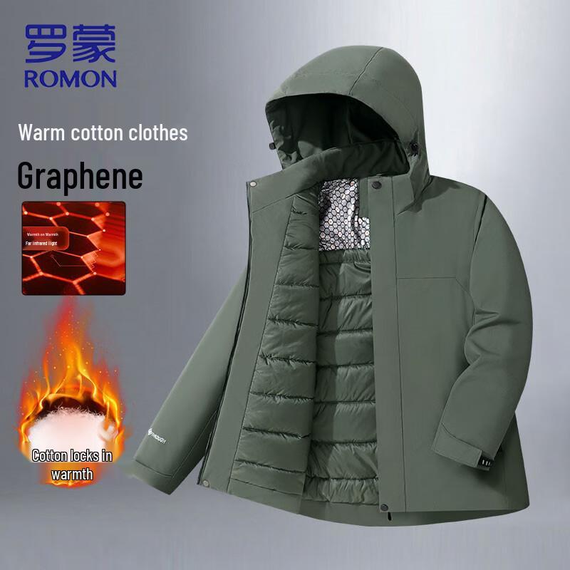 ROMON Men's Graphene Winter Outdoor Jacket