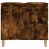 Bathroom Cabinet Smoked Oak 65x33x60 cm Wood Based Panel