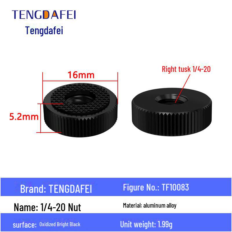 Kamera Aksesuar Seti: 1/4" Vida, 3/8" Somun, 5/8" Mikrofon, Sıcak Ayakkabı Düğmesi, Selfie Çubuğu, Tripod Başlığı