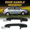 2X For Hyundai 2006-2011 Accent Outside Door Handle Rear Left + Right Black EAH