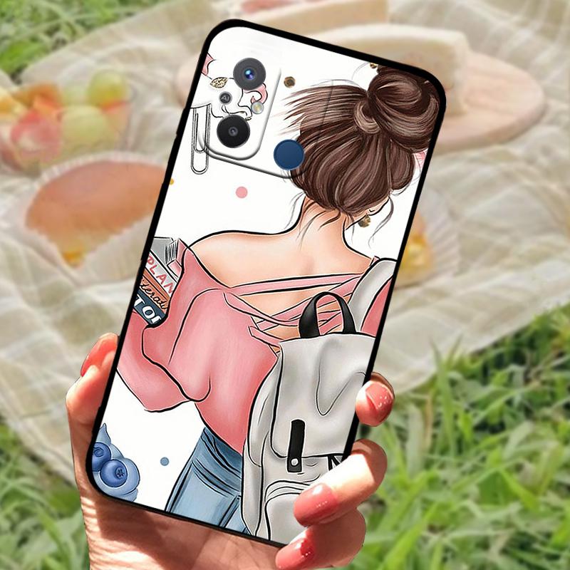For Xiaomi Redmi 12C Case 12 C TPU Silicone Shockproof Cartoon Phone Covers For Redmi 12 4G 5G Soft Protective Fundas Bumper