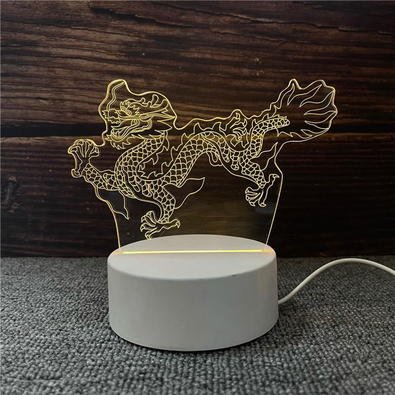 Acrylic 3D Night Light - Custom Table Lamp with Logo, Ideal for Events & Christmas Gifts