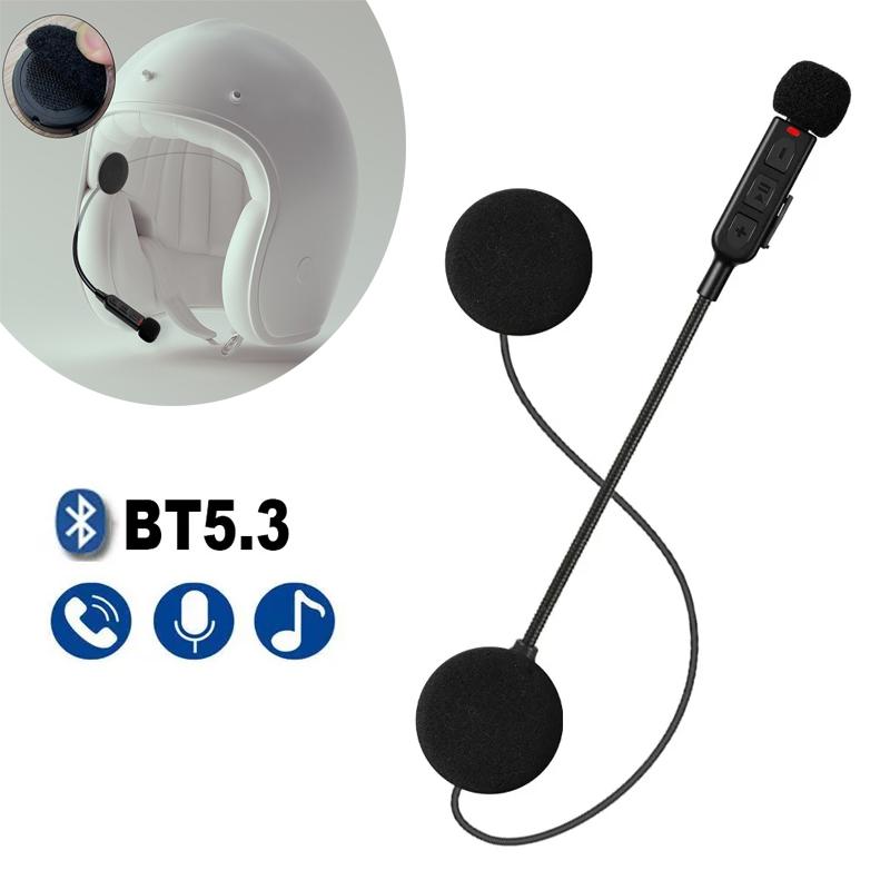Мотоциклетный шлем Bluetooth 5.3 гарнитура стерео гарнитура мотоциклетный универсальный шлем гарнитура беспроводной громкой связи абсолютно новый