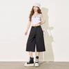 Pleated Design Curved Cropped Capri Pants For Men Women Draped Loose Straight Quick Dry Casual Pants Trendy Versatile Slimming FigureFlattering Cut