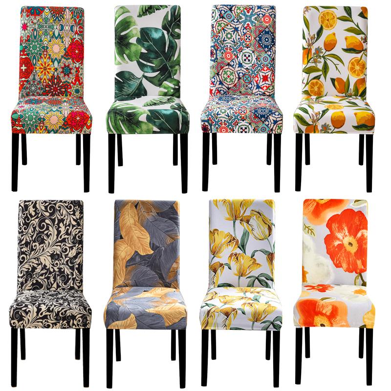 Stretch-Stuhlbezug für Esszimmerstühle, schmutzabweisend, Sitzbezug für Wohnzimmer, Hochzeit, Küche, Hotel, Zeremonie, Bankett, Büro, abnehmbar