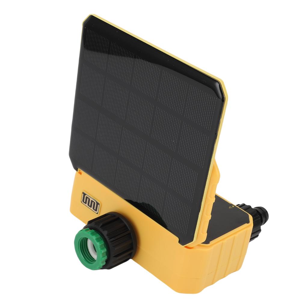 WiFi Solar Watering Timer 2 Outlets Automatic Irrigation Timer for Garden Yard Rain Sensing