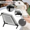 For Cats Dogs Elevated Cooling Dog Bed Washable Hammock Breathable Mesh Cot Indoor Outdoor Anti-Scratch Waterproof Portable