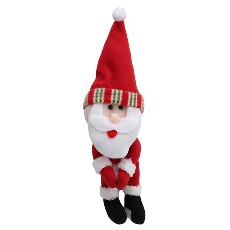 Elf Wine Bottle Dust Cover Ornaments Snowman Champagne Bottle Set Bar Restaurant Decorative Xmas Christmas Party Home Decoration