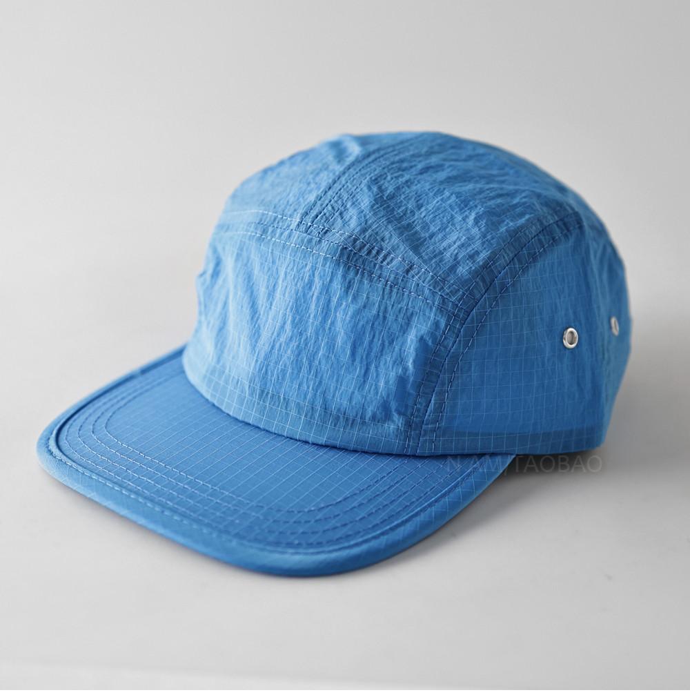 Outdoor Sports Waterproof Quick-drying Baseball Cap Japanese Street 5-panel Flat Brim Cap Summer Breathable Sun Baseball Cap