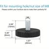 16pcs Set Leveling Feet Adjustable Leveler Floor Protector for House Furniture Chair Table Cabinet Leg 4 Pack