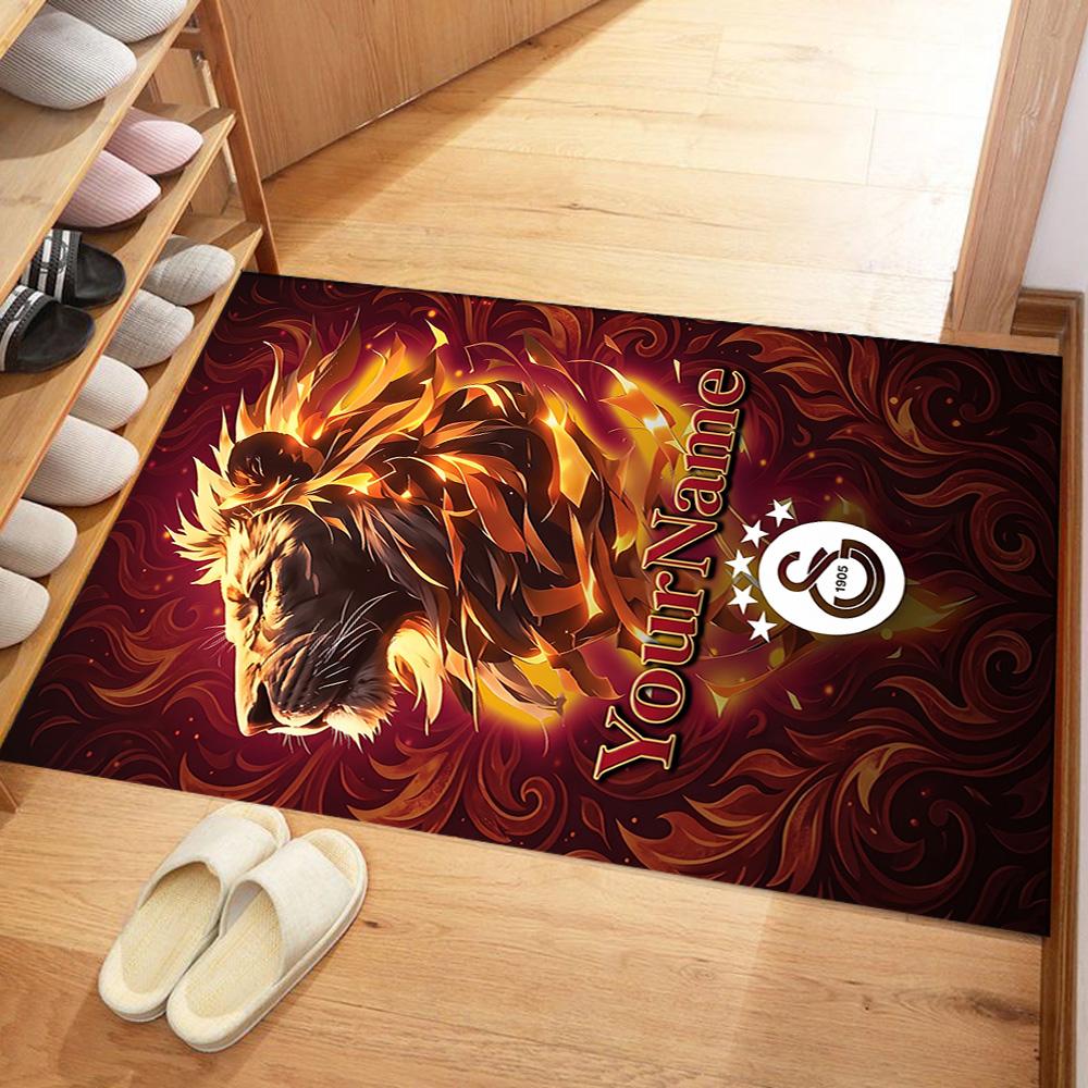 Galatasaray Customize Your Name Carpet Suitable For Balcony Foyer Outdoor Playrooms Antislip Carpet Anime Office Decor Wedding Party Gift
