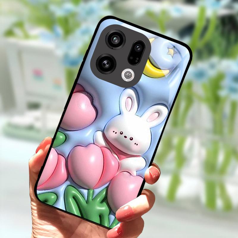 Case For OPPO Find X9 X9Pro X8 Pro X8S X8 Ultra Hard Cover Tempered Glass Protective Shell For OPPO FindX9 FindX8 Phone Bags