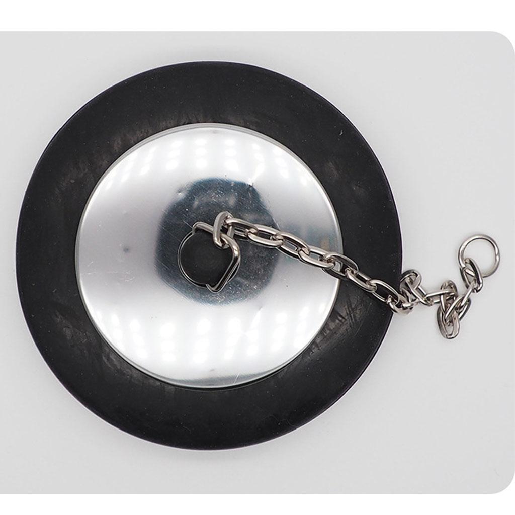 Kitchen Sink Drain Plug Rubber Sink Strainer Stopper Bathroom Tube Sink Drain Stainless Steel 1 PC