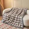 LISM Bubble Fleece Jacquard Throw Blanket