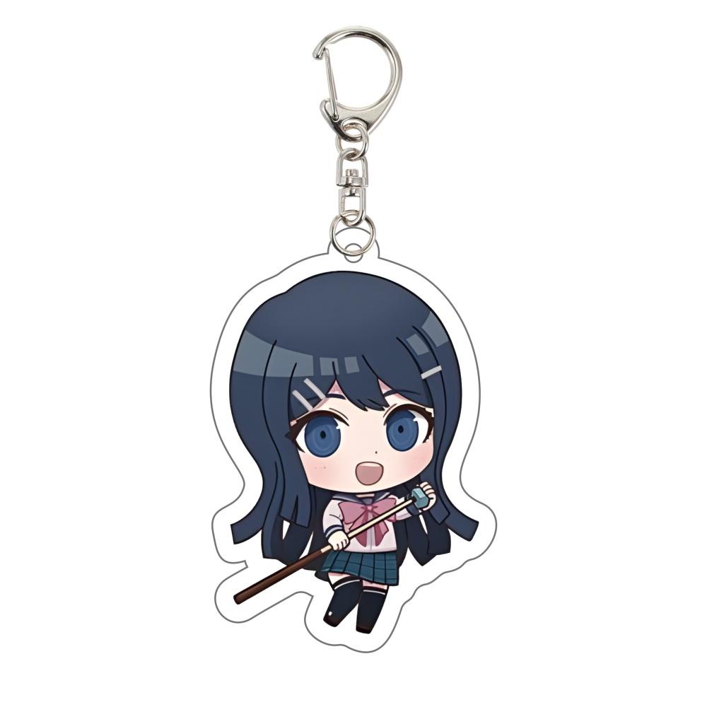 Danganronpa Keychain Trigger Happy Havoc Anime Game Acrylic Badge Pendant Cosplay Accessories Cartoon Fans Collectible Gifts