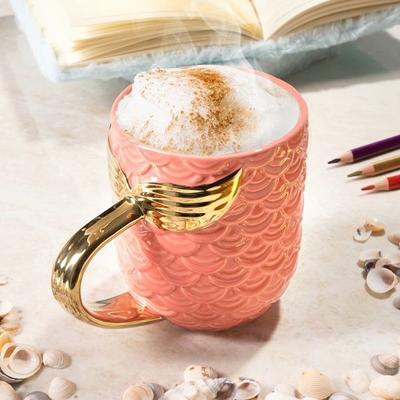 Pink Mermaid Mug with Handle Mermaid Tail Original Mug