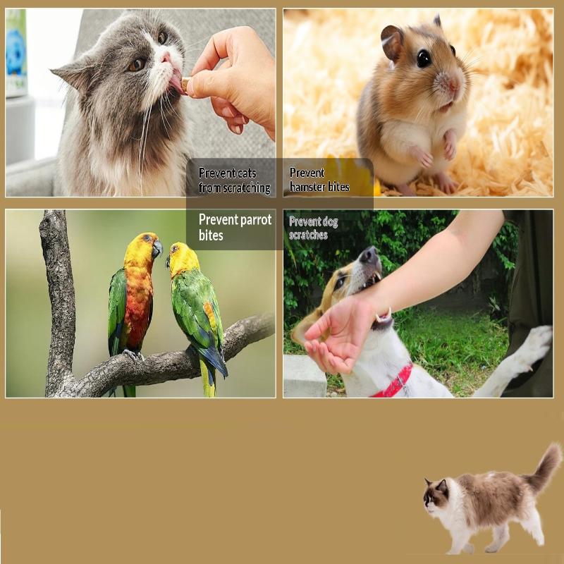 Kratzfeste Katzenhandschuhe Bissfester Langer Bündelschutz Langlebig für Tierpflege Handhabung Fütterung