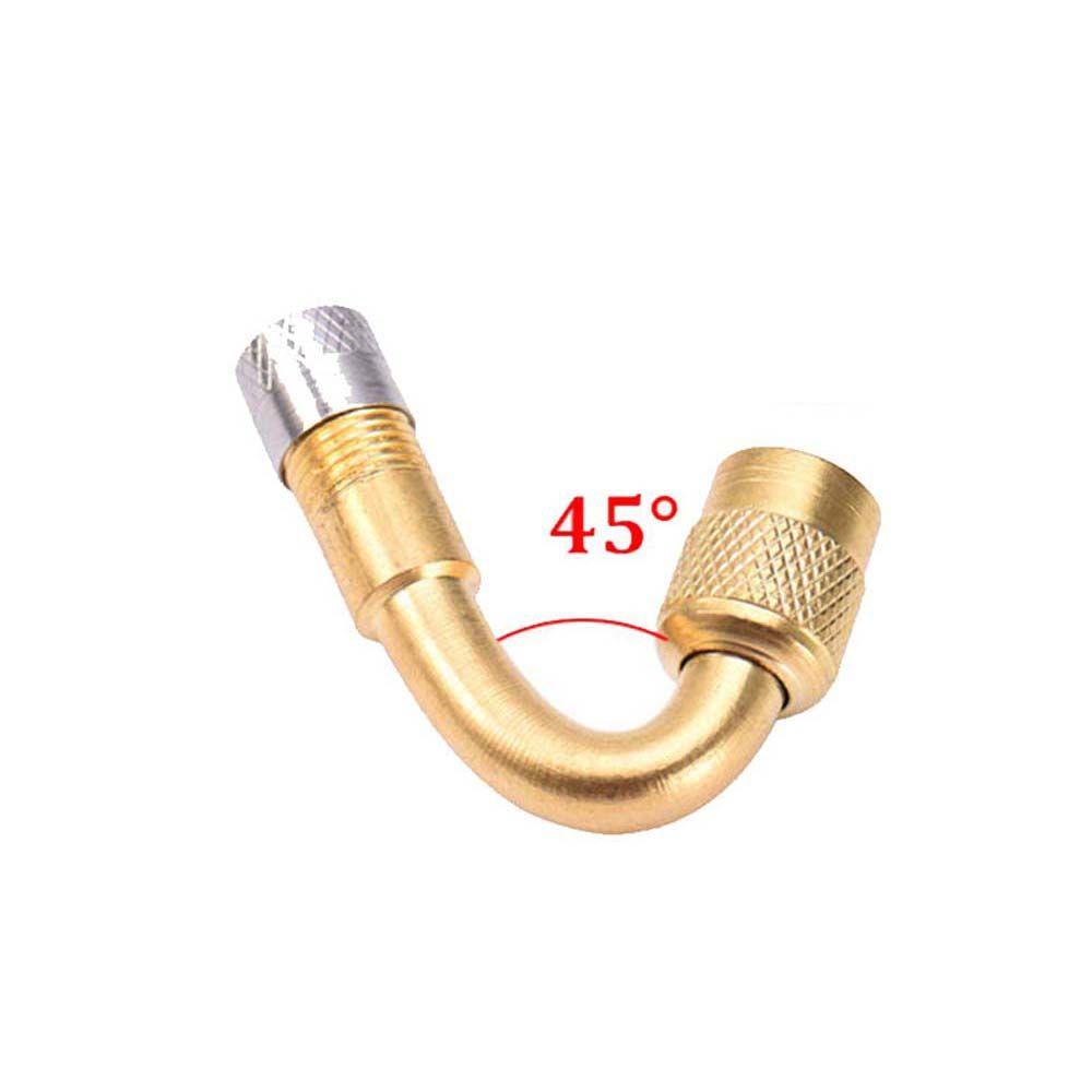 Tool Inflation Valve Stems Tyre Tube Valve Extension Adapter Bent Valve Adapter Extension Tube