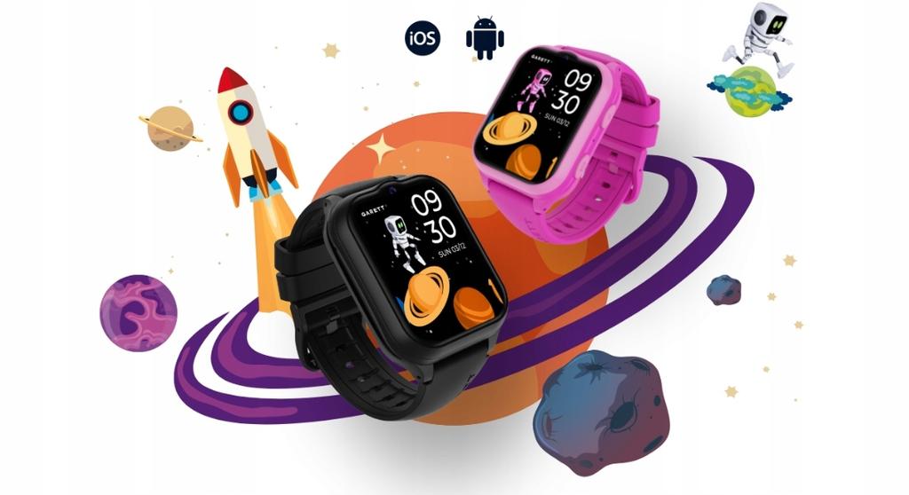 Garett Kids Esim 4G Smartwatch Black 1 Pc