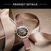 Mode Forsining Top Marke Damen Uhren Für Frauen Skelett Mechanische Uhr Netz Netz Edelstahl Weibliches Geschenk Uhr