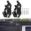 2 Pieces Shovels Mount for Roof Rack Metal Rubber Clamp Premium Wall Mounting Bracket