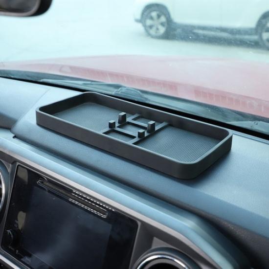 Car Front Dashboard Storage Box Tray Trim For Toyota Tacoma 2016-