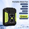 5000mAh Waist Clip On Fan Power Bank Mini Electric Fans Waist Mounted Fan  Construction Site