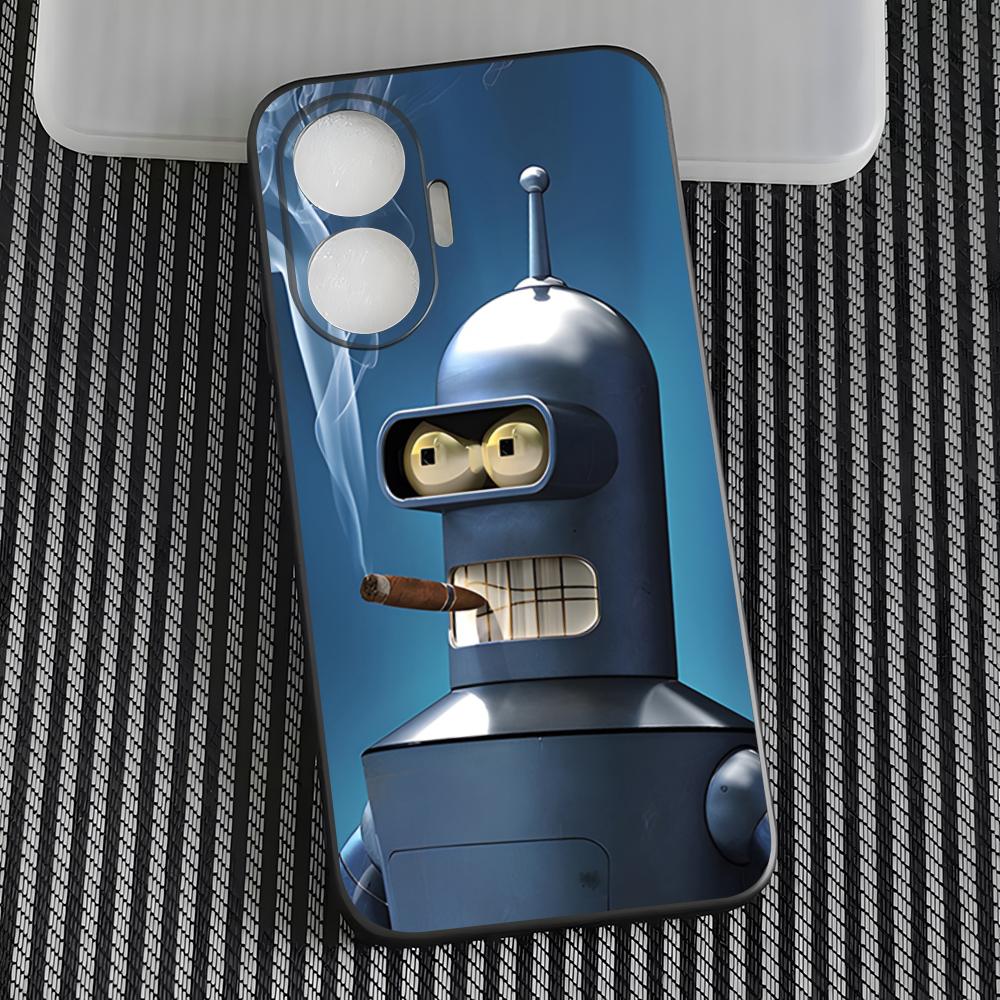 Cartoon F-Futurama Robot BenderS Phone Case For Poco M7 Pro M5 M6 M4 F7 F5 F6 X7 Pro X7 X6 X5 X4 M7 X4 GT Back Cover