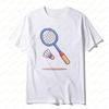 Badminton Racket and Shuttlecock Tee Simple Classics Sports Unisex Tops Casual Style Cotton Summer Trendy Fashion Mens TShirt