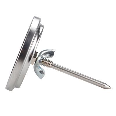 Stainless Steel Thermometer Bi-Metal Thermometer   Thermometer 0.280 Celsius  for Grill Barbecue Smoker Oven