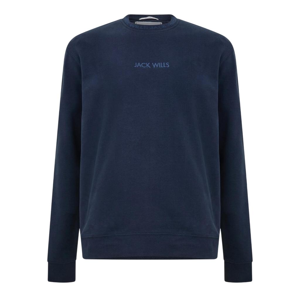 Jack Wills Mens Jacquard Crew Neck Sweatshirt