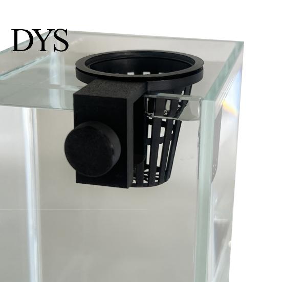 Freshwater Tank Planter Aquarium Plant Holder, Top Hanging Fish Planting Basket with Screw Clamp for Anubias, Aquatic Plants Floating