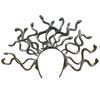 Medusa Halloween Photo Booth Props Metallic Snake Headbands Party Headpiece Crown Headbands for Music Festivals