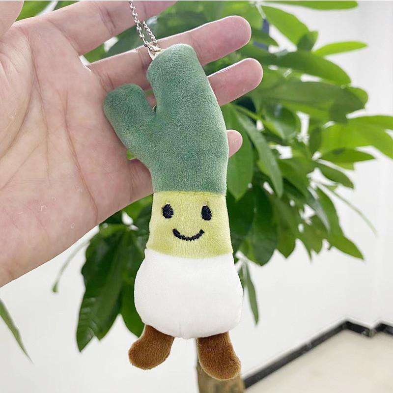 

Shaped Whimsical Plant Plush Keychains In Broccoli Cabbage Corn And Bamboo Shoot For All Ages Chain Green Onion