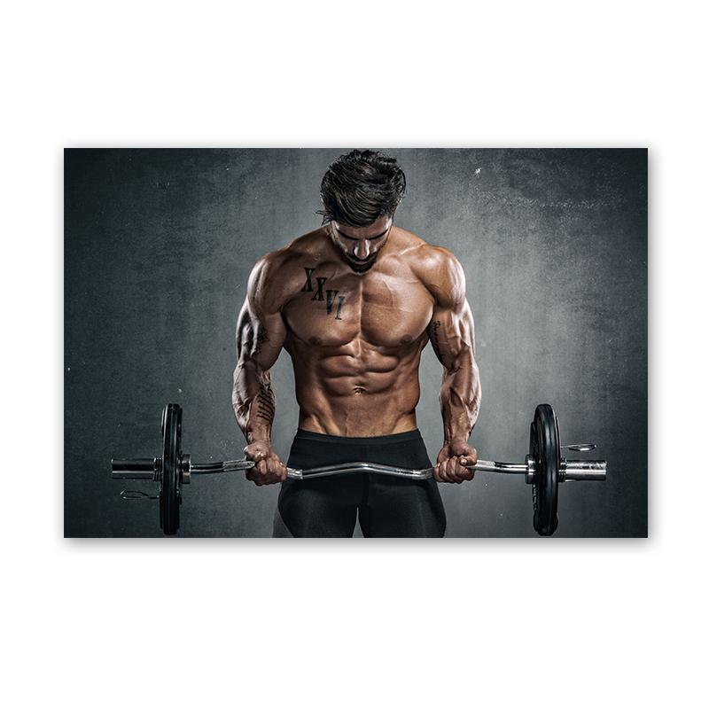 

Сексуальный Бодибилдинг Девушка Мышцы Фитнес Плакат и принты Спортивная Картина на Холсте Настенная Картина для Тренажерного Зала Гостиная Домашний Декор 60x90cm No Framed
