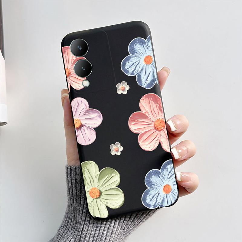 Custodia Per Vivo Y17 S Y17S Y16 Custodia Per Telefono Silicone Morbido Bella Farfalla Cover Posteriore Per VivoY17S Vivo Y 17S Y 16 Fundas Coque Capa